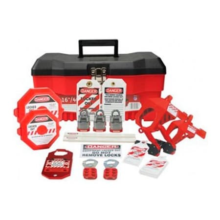 Accuform Accuform KSK236 Stopout Standard Plus Lockout Kit, Plastic KSK236